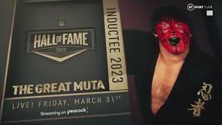 WWE Hall Of Fame Class Of 2023 "The Great Muta" Official Card
