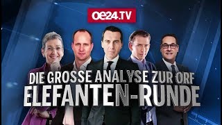 Die große Analyse zur ORF-Elefantenrunde