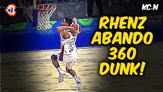RHENZ ABANDO EFFORTLESS DUNKS! | FIBA World Cup 2023