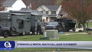 Man taken into custody following more than 8-hour standoff involving Strongsville Police