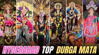 Top durga mata idols in Hyderabad 2024 | Biggest durga mata 2024 | Unique durga mata idols