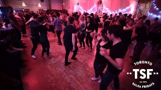 Fun dancing at Toronto Salsa Fridays