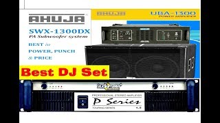 AHUJA SWX 1300DX SUBWOOFER with UBA 1300 & PA 1.5 DJ power amplifier