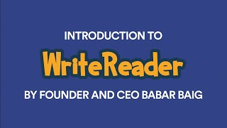 WriteReader Introduction