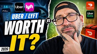 Is Uber / Lyft Worth It for Drivers in 2026!? Tips, Mileage & DoorDash / Uber Eats Comparison