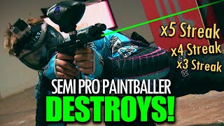 Paintballer Plays Airsoft with Basically A Paintball Marker