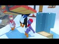 Penguins FLIPPING ICE Adventure!  HUMAN FALL FLAT