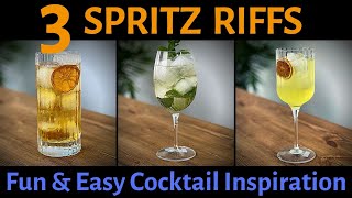 3 Easy SPRITZ Cocktail Variations