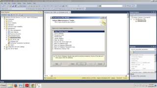 SQL Server 2012 tutorial 86: How to use SQL Server 2012 maintenance plan wizard.