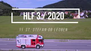 Empfang des HLF3 der Feuerwehr St. Stefan ob Leoben