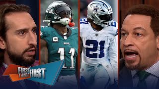 Zeke ‘ring-chasing’, A.J Brown is the highest paid WR, Cowboys or Eagles? | NFL | FIRST THINGS FIRST