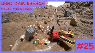 LEGO DAM BREACH ASMR #25 - POLICE AND CROOKS