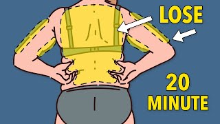 20 MIN INTENSE WORKOUT TO LOSE BACK FAT AND ARM FAT