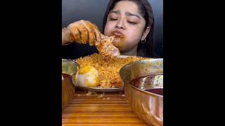 SPICY SPICY LAL LAL MURGIR JHOL AND SPICY SPICY LAL LAL DIMER JHOL WITH HOT BASMATI RICE | MUKBANG