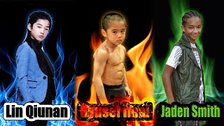 SUPER KIDS   Lin Qiunan VS Ryusei Imai VS Jaden Smith Fight