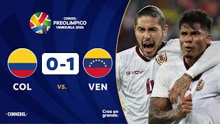 COLOMBIA vs. VENEZUELA [0-1] | RESUMEN | CONMEBOL PREOLÍMPICO | FASE PRELIMINAR
