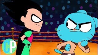 Gumball Vs Robin Cartoon Rap Battles (Teen Titans Go)
