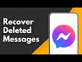 How to Recover Deleted Facebook Messages on Messenger