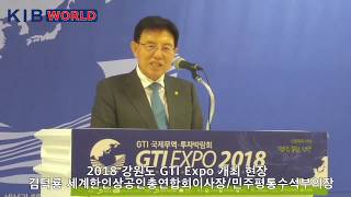 제26차 세계한상지도자대회 개막-2018 GTI Expo 연설-김덕룡이사장