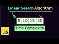 Linear Search Algorithm In JavaScript | Time Complexity & Code Implementation 🔥🔥🔥