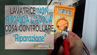 Lavatrice si blocca senza aver riscaldato l'acqua