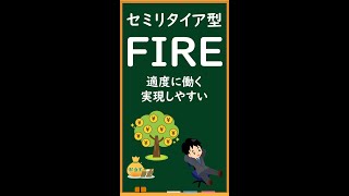 セミリタイア型のFIRE,サイドFIRE,バリスタFIRE #shorts