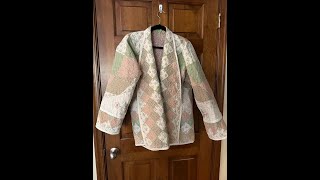 Handmade Vintage Quilted Cardigan