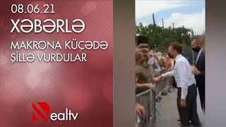 Makrona küçədə şillə vurdular