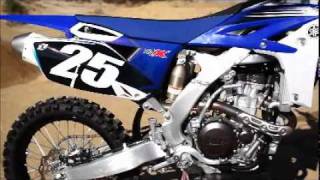 The New 2012 Yamaha YZ250F And YZ450F 2012