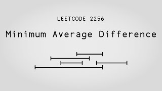 Absolute madness – Minimum Average Difference – Leetcode 2256