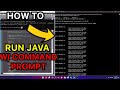 How to Run Java Program & Take Arguments inside Command Prompt