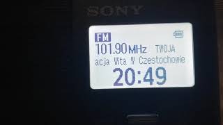 Twoja Polska Stacja, Częstochowa/Komin ZE ELSEN, 65 km , 0.5 kW. Odbiór z RDS.