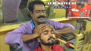 World’s GREATEST Head & Face Massage By Baba Sen - The Cosmic Barber(Part2)| 51 Mins Of Pure ASMR
