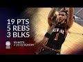 Obi Toppin 19 pts 5 rebs 3 blks vs Nets 21/22 season