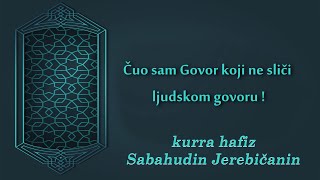 Čuo sam govor koi ne sliči ljudskom govoru - hfz. Sabahudin Jerebičanin