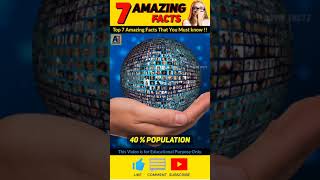 7 Mind Blowing Facts | Amazing Facts | Interesting Facts | #shorts #youtubeshorts