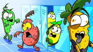ZOMBIES ATTACK THE FRUIT SCHOOL 🧟‍♀️🥑 || Extreme Hide And Seek