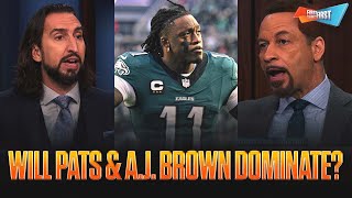 Patriots DO NOT run the AFC following A.J. Brown trade, Will Jalen Hurts take a step back? | FTF