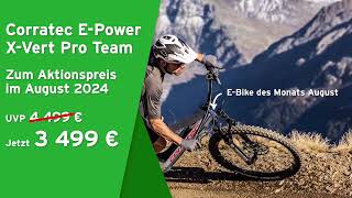 Corratec E Power X-Vert Pro – E-Bike des Monats August