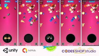 Match 3D Unity Source Code | 3D Game| puzzle Game