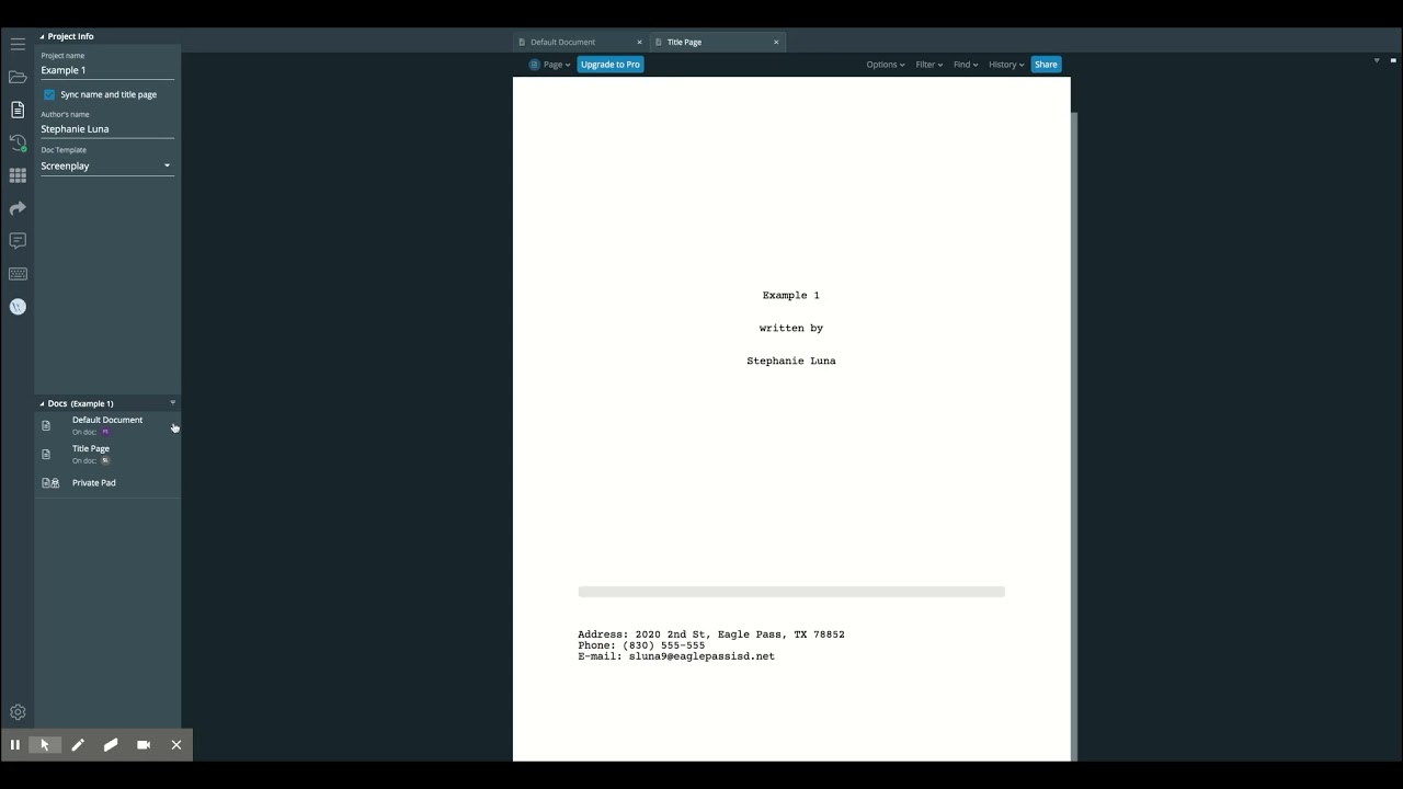 Writerduet Tutorial Youtube