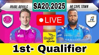 ILT20, 1st Qualifier- Paarl Royals vs MI Cape Town, Live Cricket Match Score, Commentary LIVE TODAY