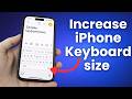 [2026] iPhone Keys Too Small? How to Make iPhone Keyboard Bigger (EASY)