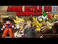 Anime Battle 2.2 New Gameplay Goku, Super Sonic, Bowser, Sanji