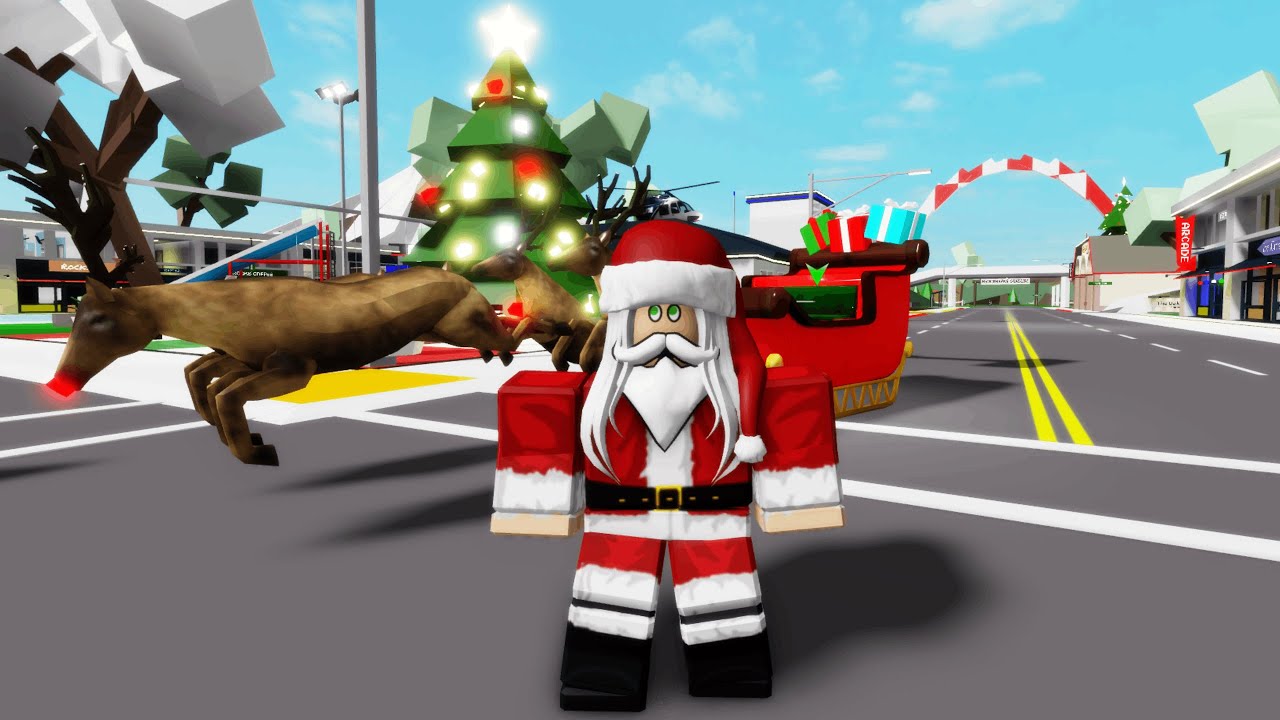 SANTA CLAUS IN BROOKHAVEN! (Roblox) - YouTube