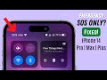 iPhone 14's: How to Turn Off Emergency SOS only! [Fix 'SOS only' Status bar]