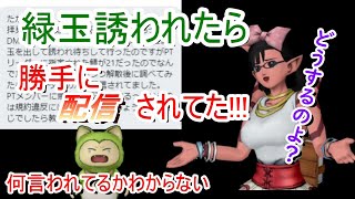 【ドラクエ10】緑球を出して、誘われてたら勝手に配信されていた！？どうするべき！？