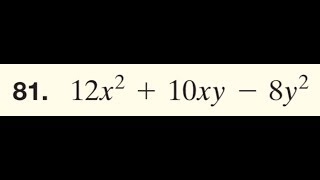 factor 12x^2 + 10xy - 8y^2