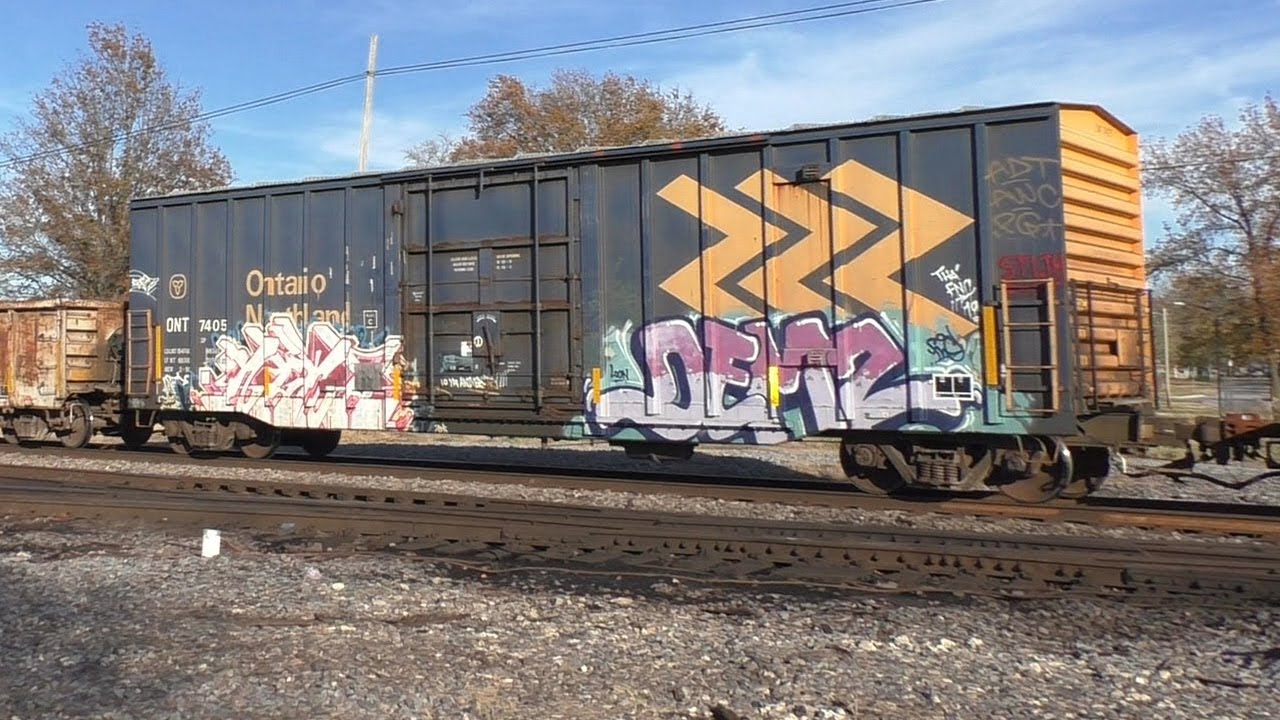 Southbound Cn Train A49791 Youtube