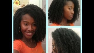 Natural Hair | Best Wash and Go Ever Using Flaxseed Gel